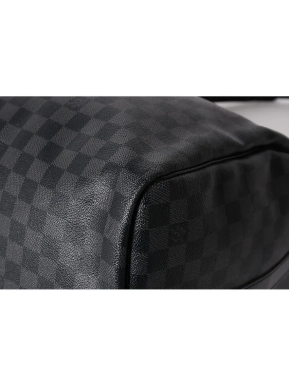 Louis Vuitton Keepall Bandouliere 55 Boston Bag Damier Graphite Black